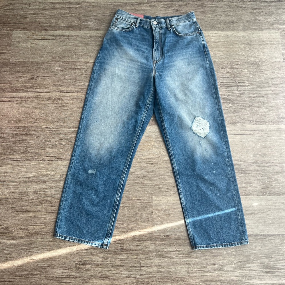 Classic Women’s Acne Studios Wide leg Distressed Jeans Size 30